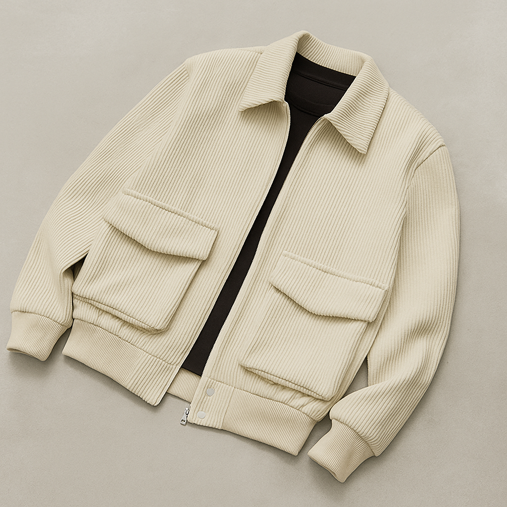 Men's Corduroy Jacket – Casual Vintage Outerwear Coat