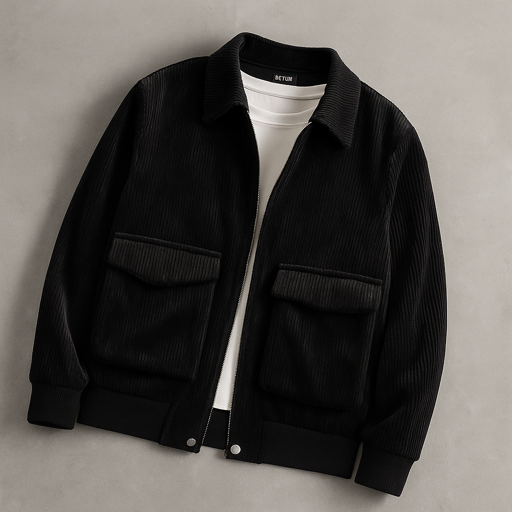 Men's Corduroy Jacket – Casual Vintage Outerwear Coat