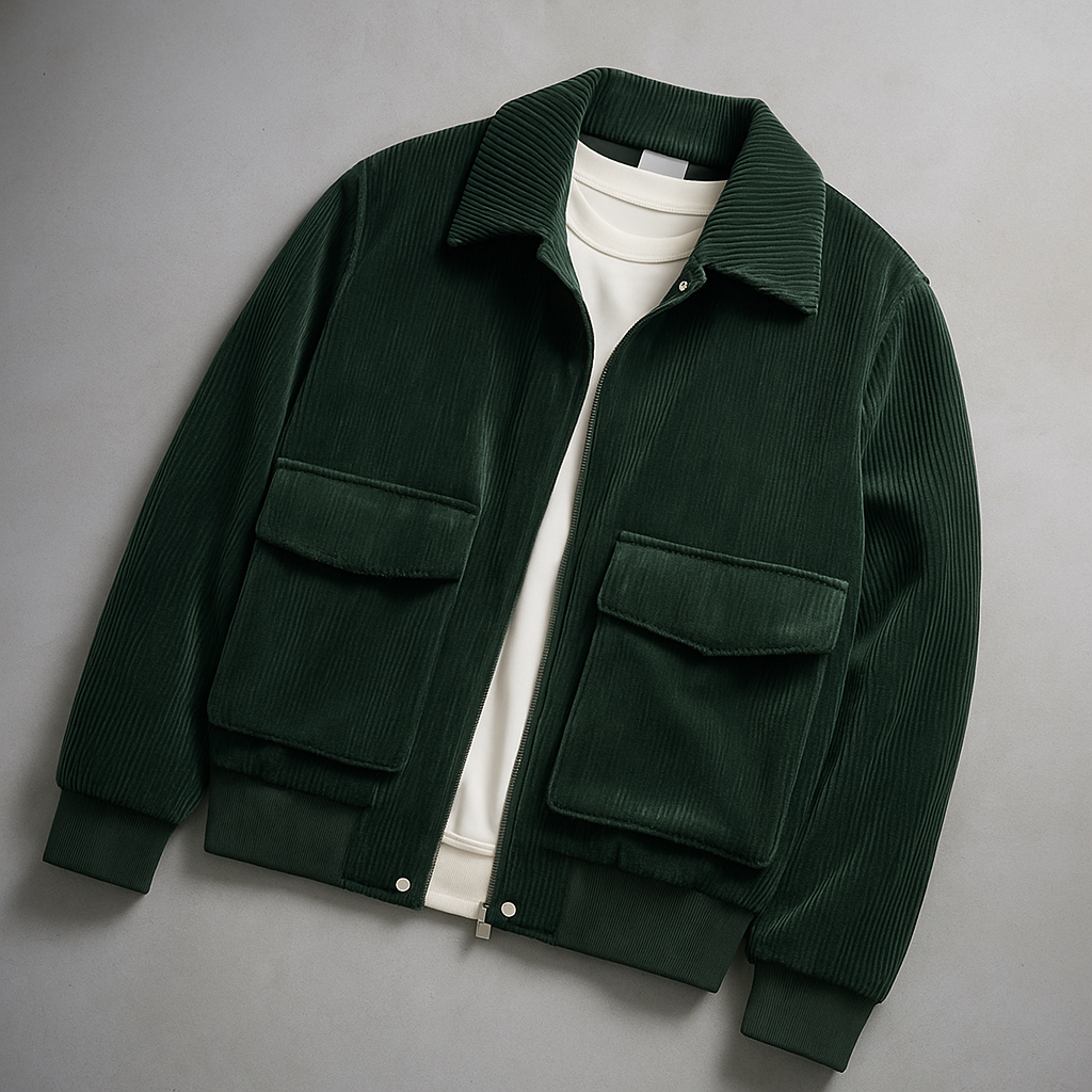 Men's Corduroy Jacket – Casual Vintage Outerwear Coat