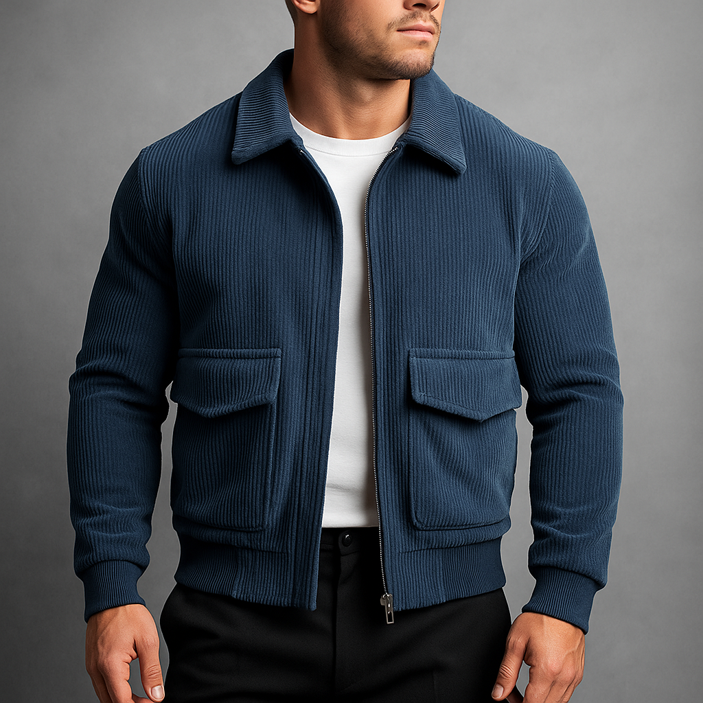Men's Corduroy Jacket – Casual Vintage Outerwear Coat