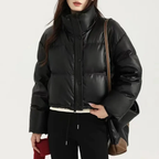 Women's Margot Puffer Jacket | Trendy Cropped Winter Coat