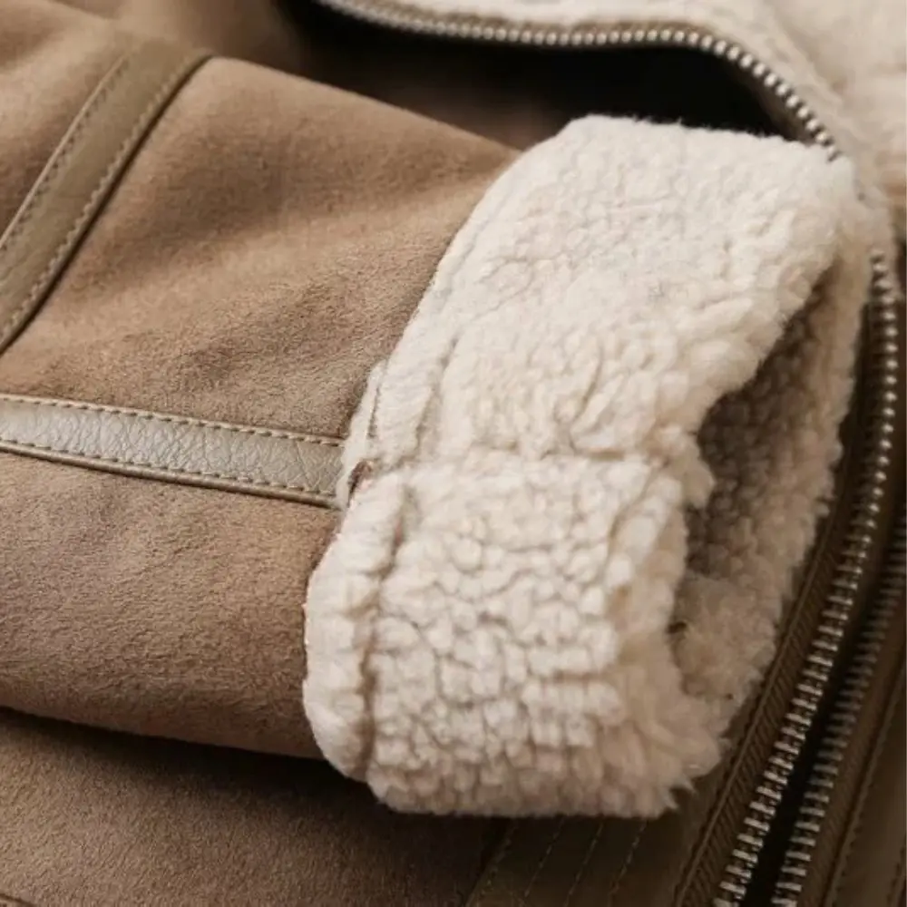 Women's Cecilia Suede Jacket | Timeless Faux Suede Coat