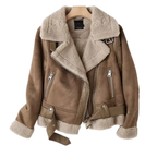 Women's Cecilia Suede Jacket | Timeless Faux Suede Coat
