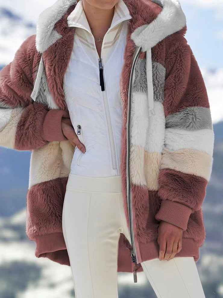 Women's Teddy Fleece Jacket | Warm Plush Winter Coat