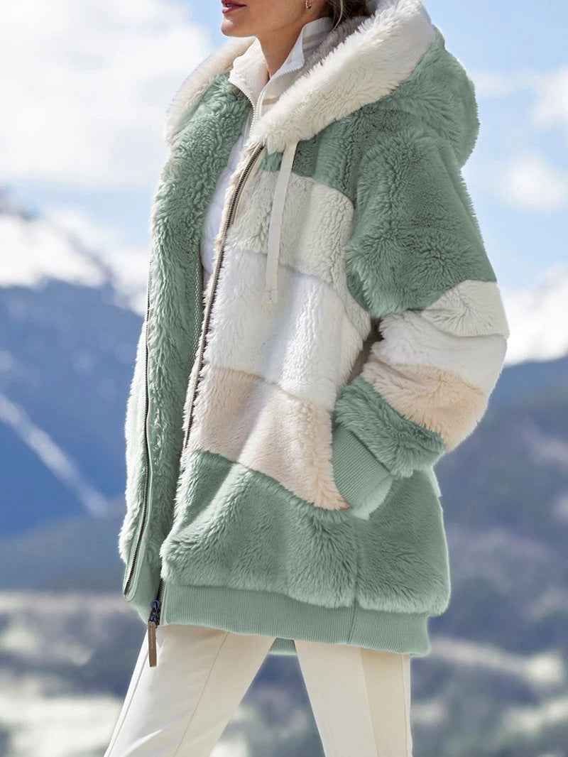 Women's Teddy Fleece Jacket | Warm Plush Winter Coat