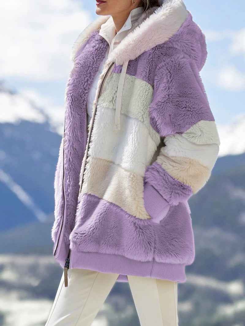 Women's Teddy Fleece Jacket | Warm Plush Winter Coat