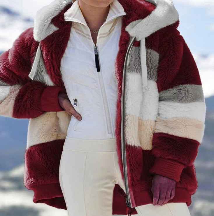 Women's Teddy Fleece Jacket | Warm Plush Winter Coat