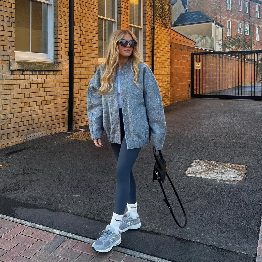 Women's Thermal O-Neck Jacket | Warm Coat
