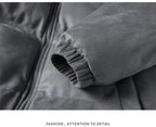 Men's Fleece-Lined Deerskin Velvet Parka | Winter Jacket