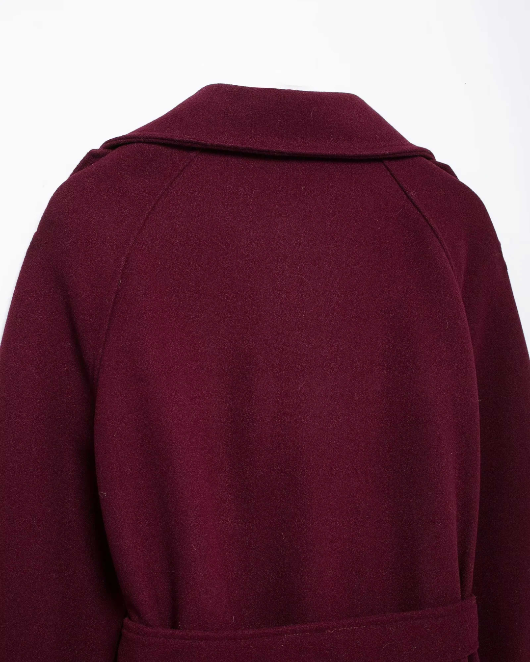 Women's Diana Tricot Trench Coat | Elegant Burgundy Outerwear