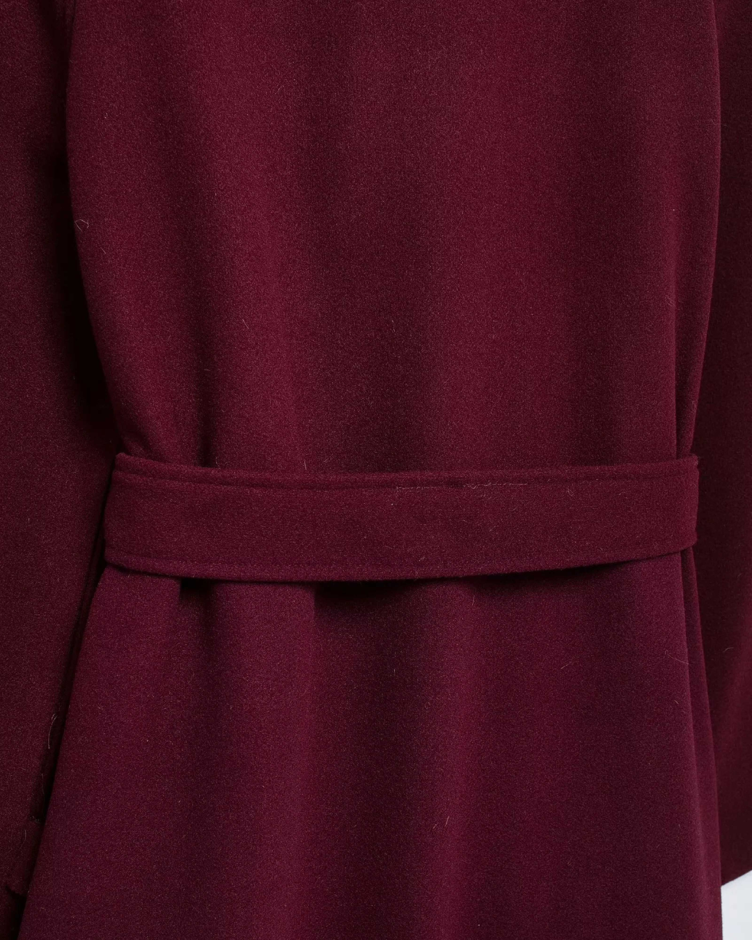 Women's Diana Tricot Trench Coat | Elegant Burgundy Outerwear