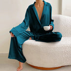 Women’s Ultra Luxe Silk Wide-Leg Pajama Set
