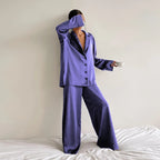 Women’s Ultra Luxe Silk Wide-Leg Pajama Set