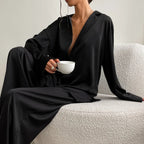 Women’s Ultra Luxe Silk Wide-Leg Pajama Set