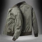 Unisex Vintage Loose-Fit Cotton Bomber Jacket | Streetwear Coat