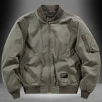 Unisex Vintage Loose-Fit Cotton Bomber Jacket | Streetwear Coat