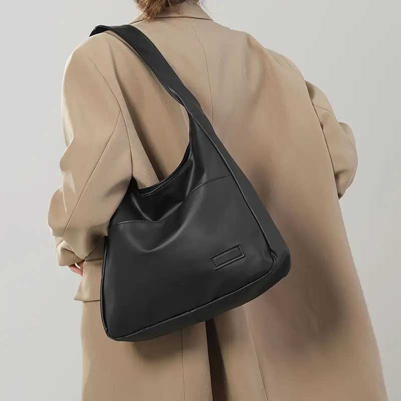 Vegan Leather Hobo Bag With Spacious Interior For Everyday
