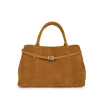 Versatile Suede Tote Bag for Everyday Use and Travel