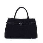 Versatile Suede Tote Bag for Everyday Use and Travel