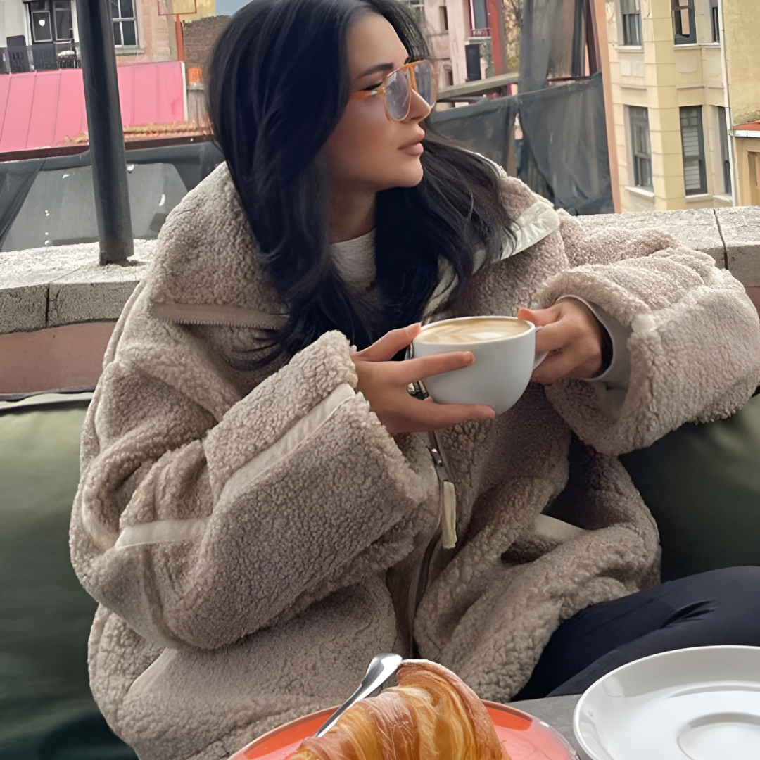 Women's Teddy Fleece Winter Jacket | Cozy Coat