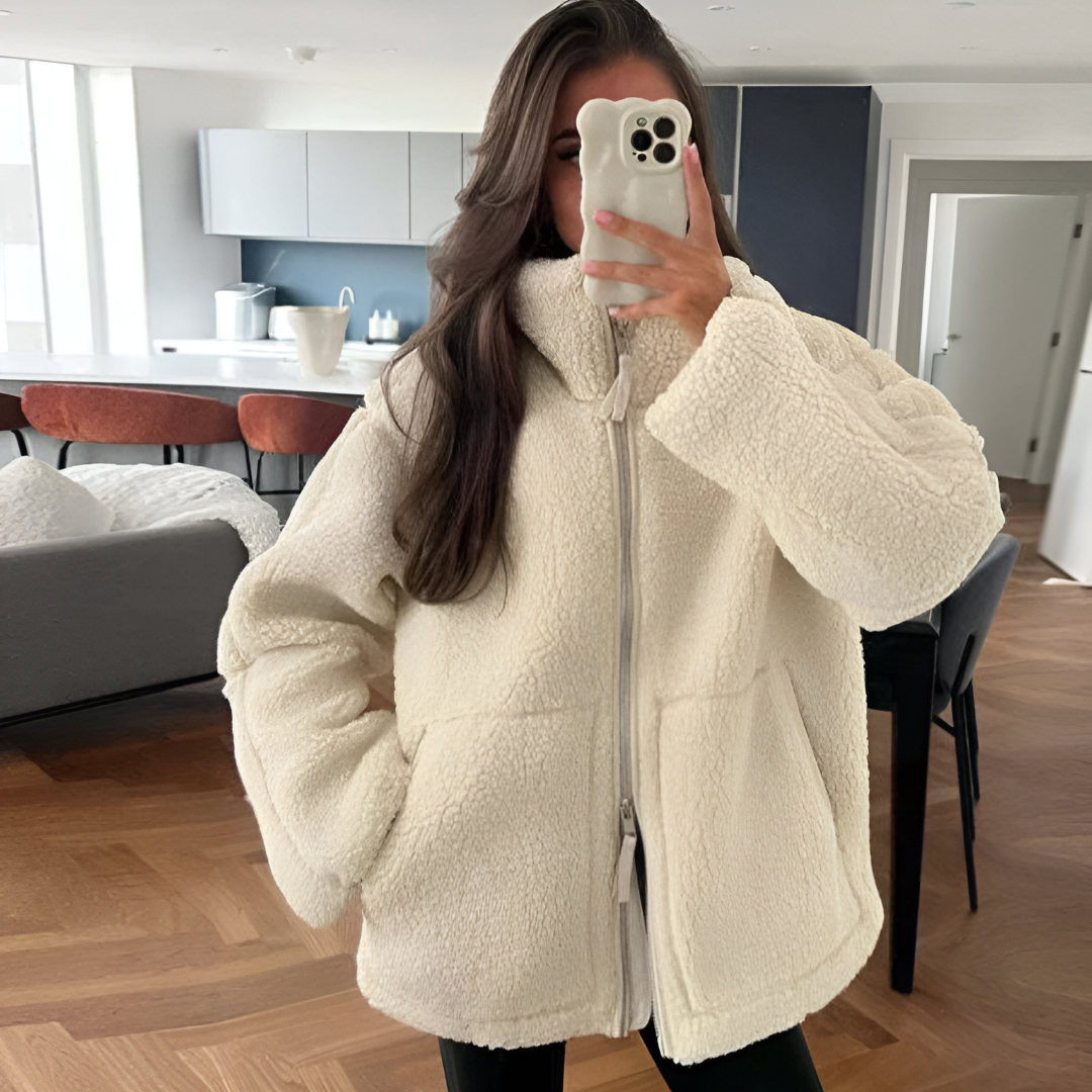 Women's Teddy Fleece Winter Jacket | Cozy Coat