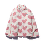 Women's Heart Fleece Winter Jacket | Warm Coat