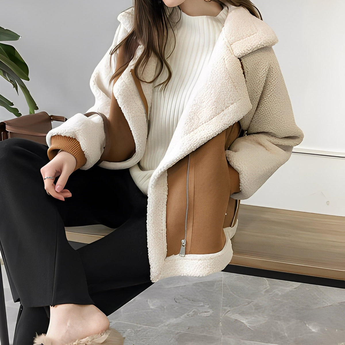 Women's Lambskin Moto Jacket | Biker Coat