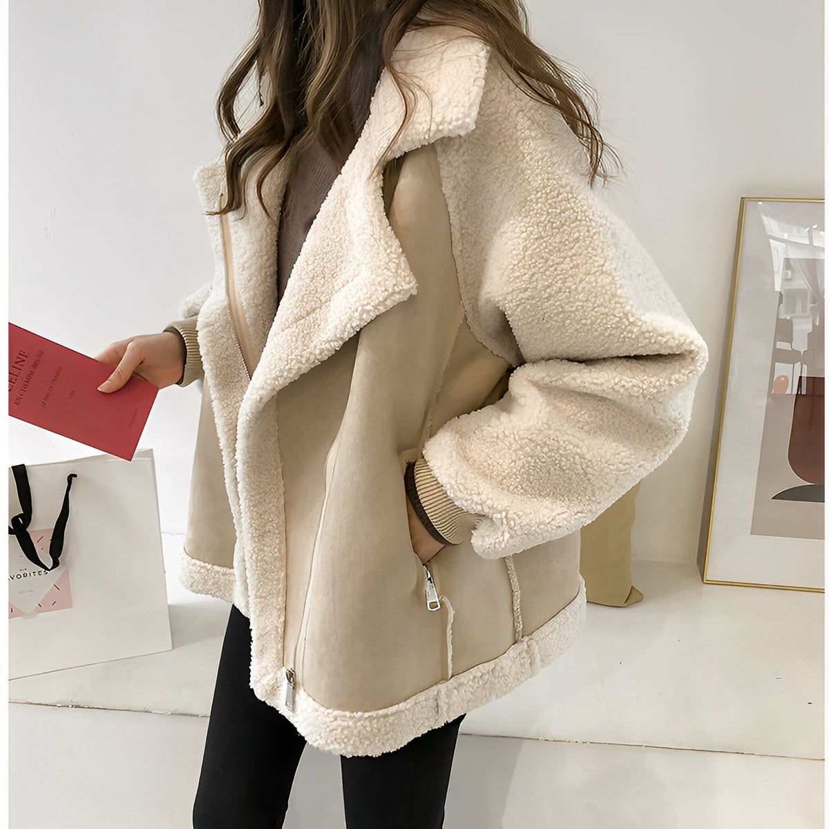 Women's Lambskin Moto Jacket | Biker Coat