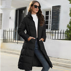 Women's Slim Fit Padded Winter Coat | Hooded Jacket