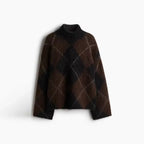 Women’s Argyle Knit Skirt Set