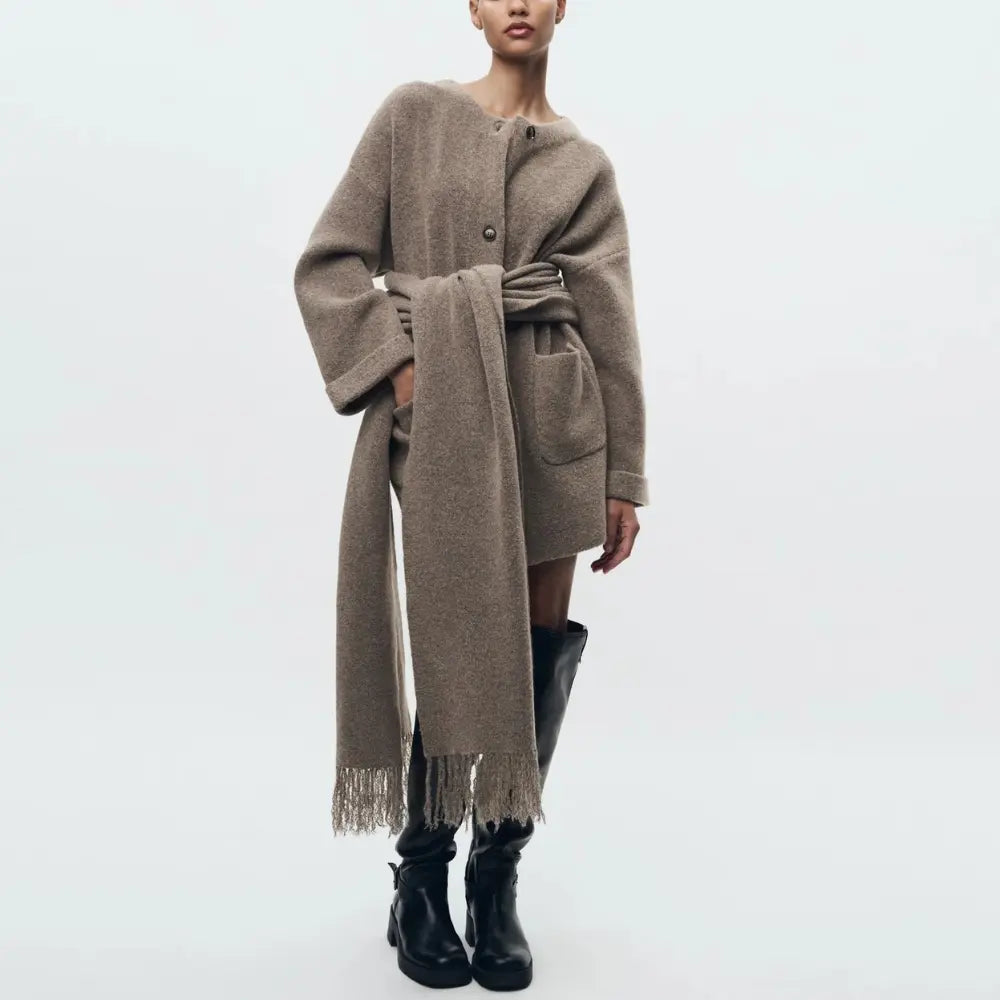 Women's Marguerite Buttoned Knitted Cardigan | Cozy Knitwear