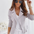 Women's Luxe Slim Fit Jacket | Sleek All-Season Outerwear