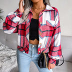 Women's Plaida Street Jacket – Stylish and Versatile Outerwear.