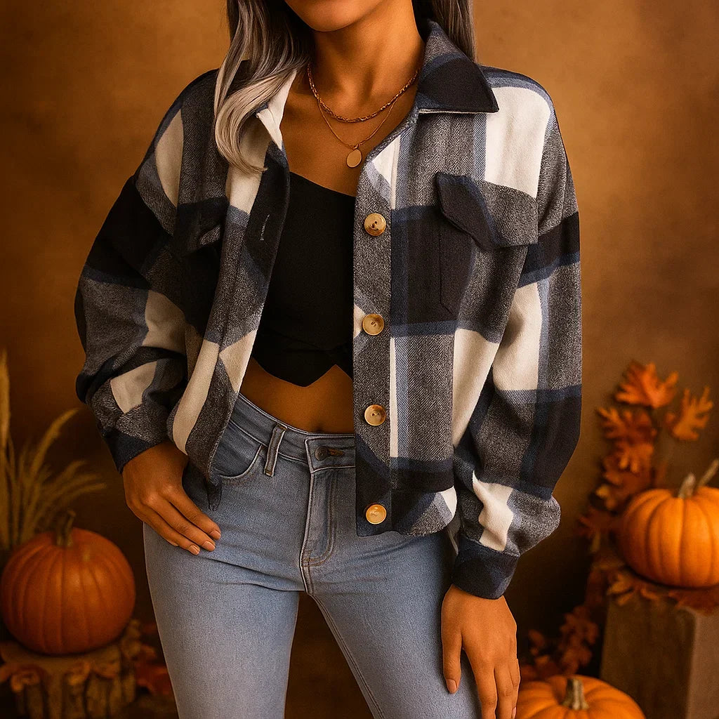 Women's Plaida Street Jacket – Stylish and Versatile Outerwear.
