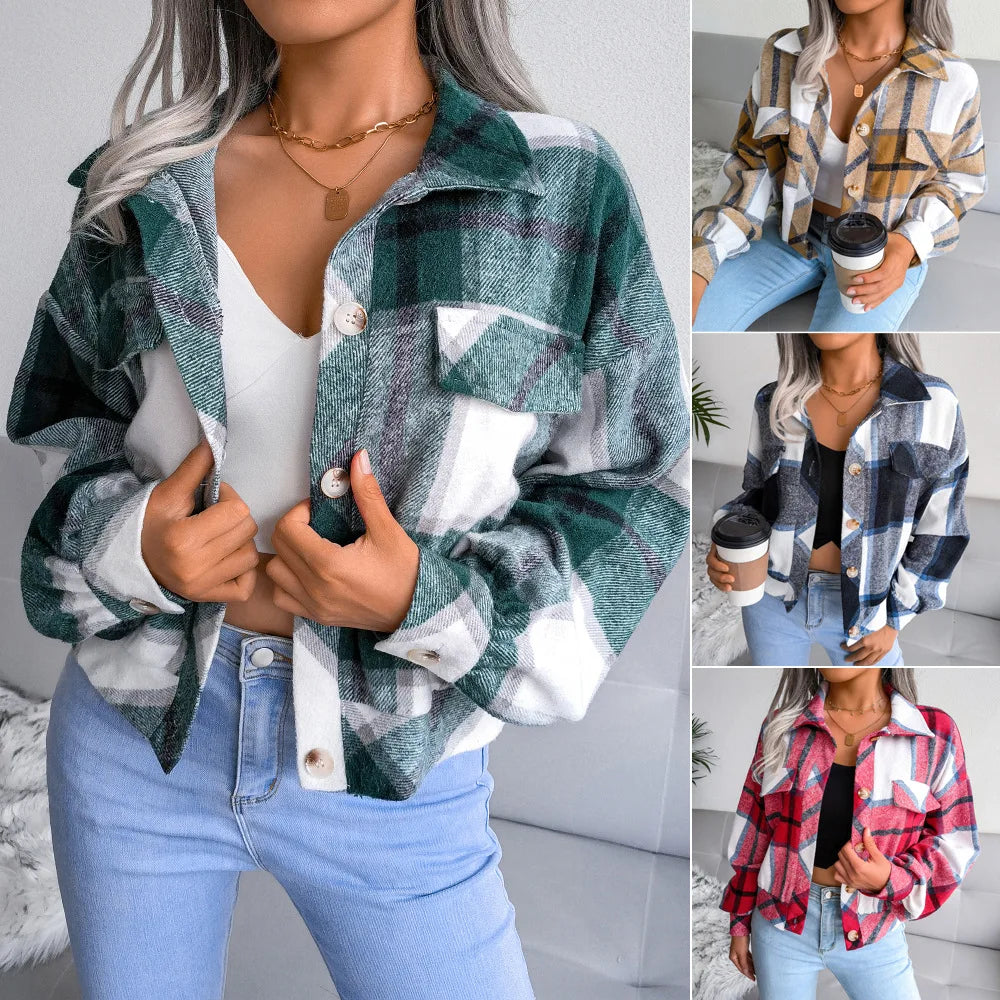Women's Plaida Street Jacket – Stylish and Versatile Outerwear.