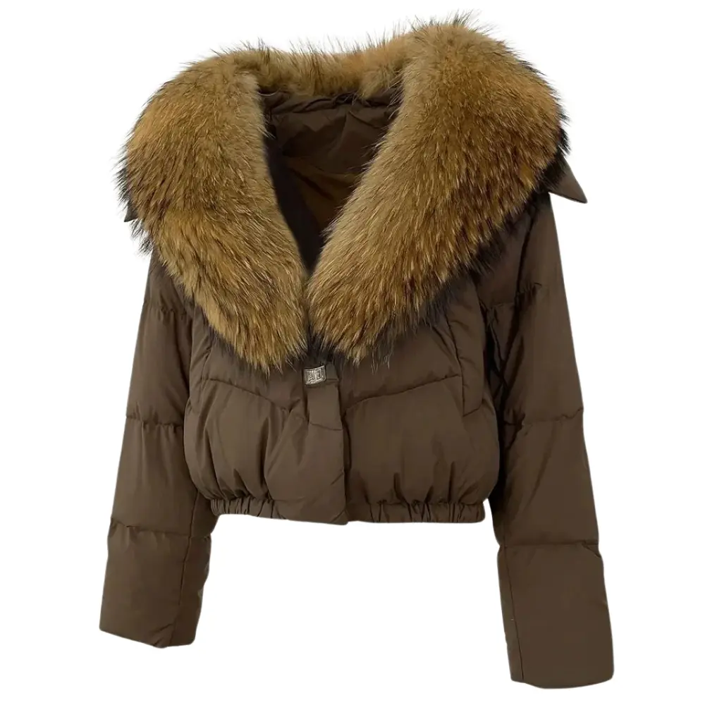 Women's Puffer Jacket | Warm Fur Collar Coat
