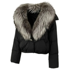 Women's Puffer Jacket | Warm Fur Collar Coat