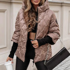Women's Quilted Puffer Jacket | Warm Winter Coat