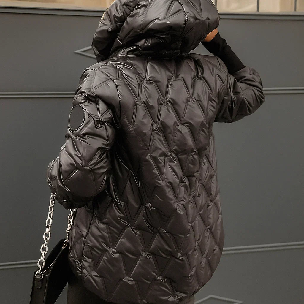 Women's Quilted Puffer Jacket | Warm Winter Coat