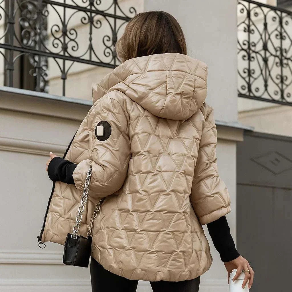 Women's Quilted Puffer Jacket | Warm Winter Coat