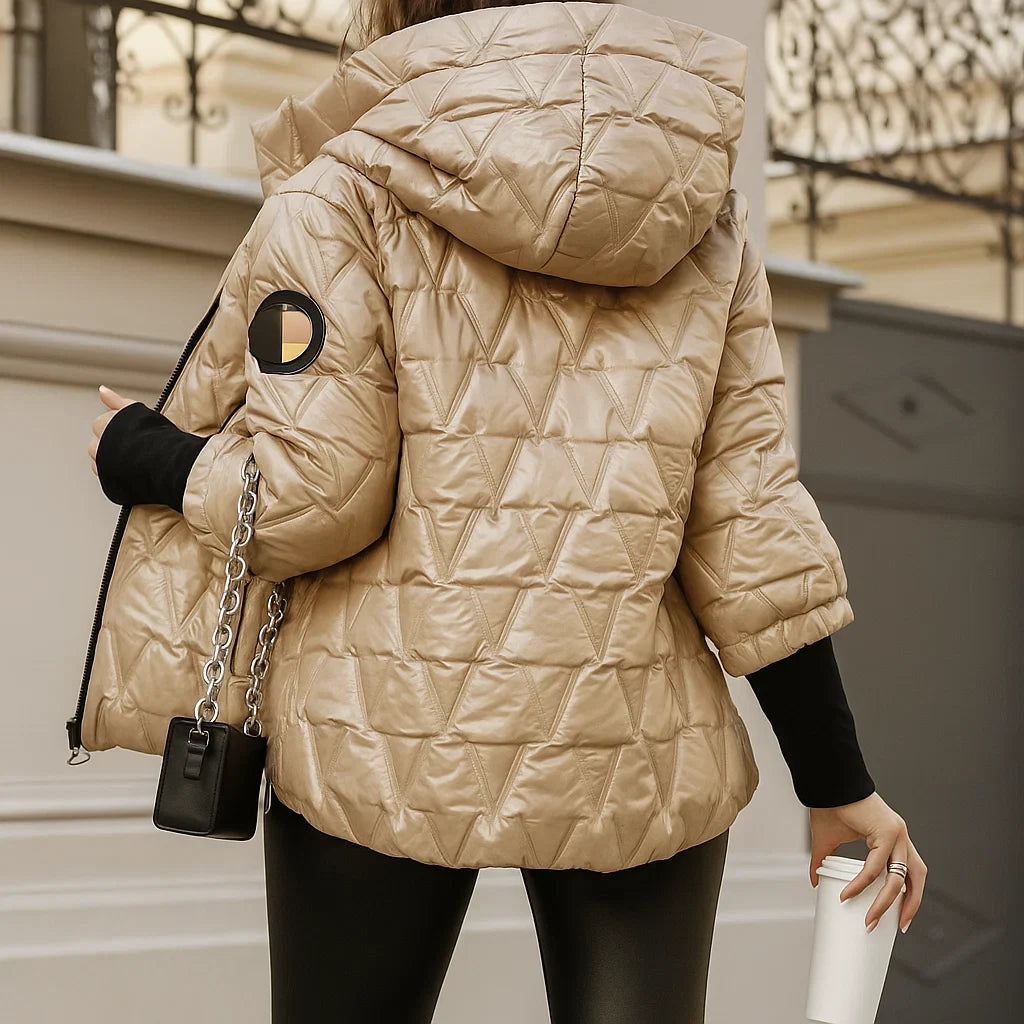 Women's Quilted Puffer Jacket | Warm Winter Coat