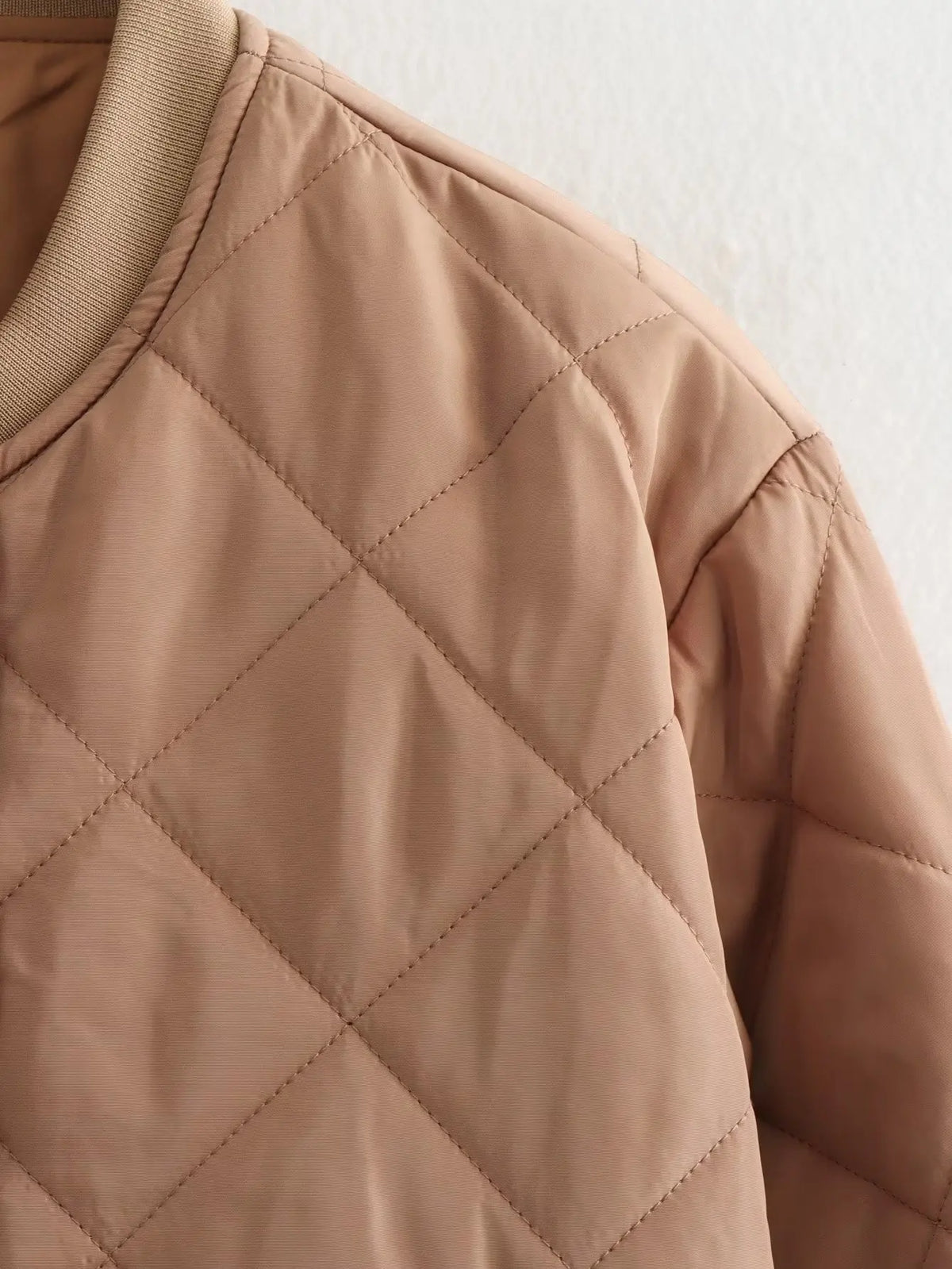 Women's Quilted Bomber Jacket | Cozy Outerwear