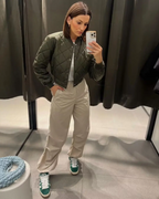 Women's Quilted Bomber Jacket | Cozy Outerwear