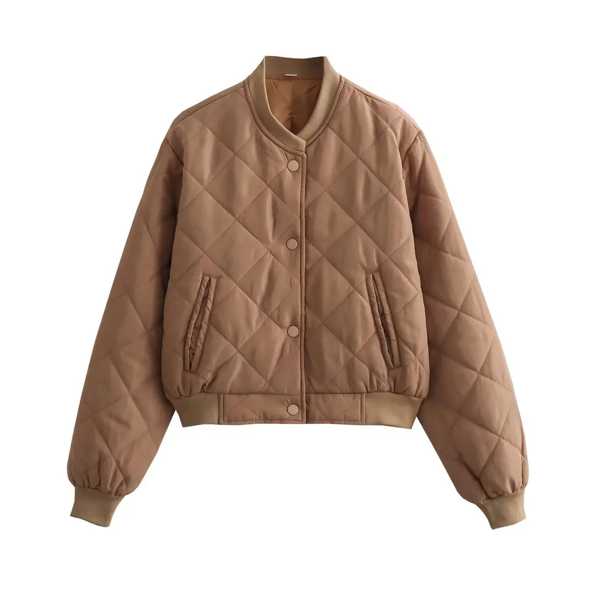 Women's Quilted Bomber Jacket | Cozy Outerwear