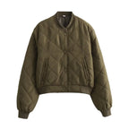 Women's Quilted Bomber Jacket | Cozy Outerwear