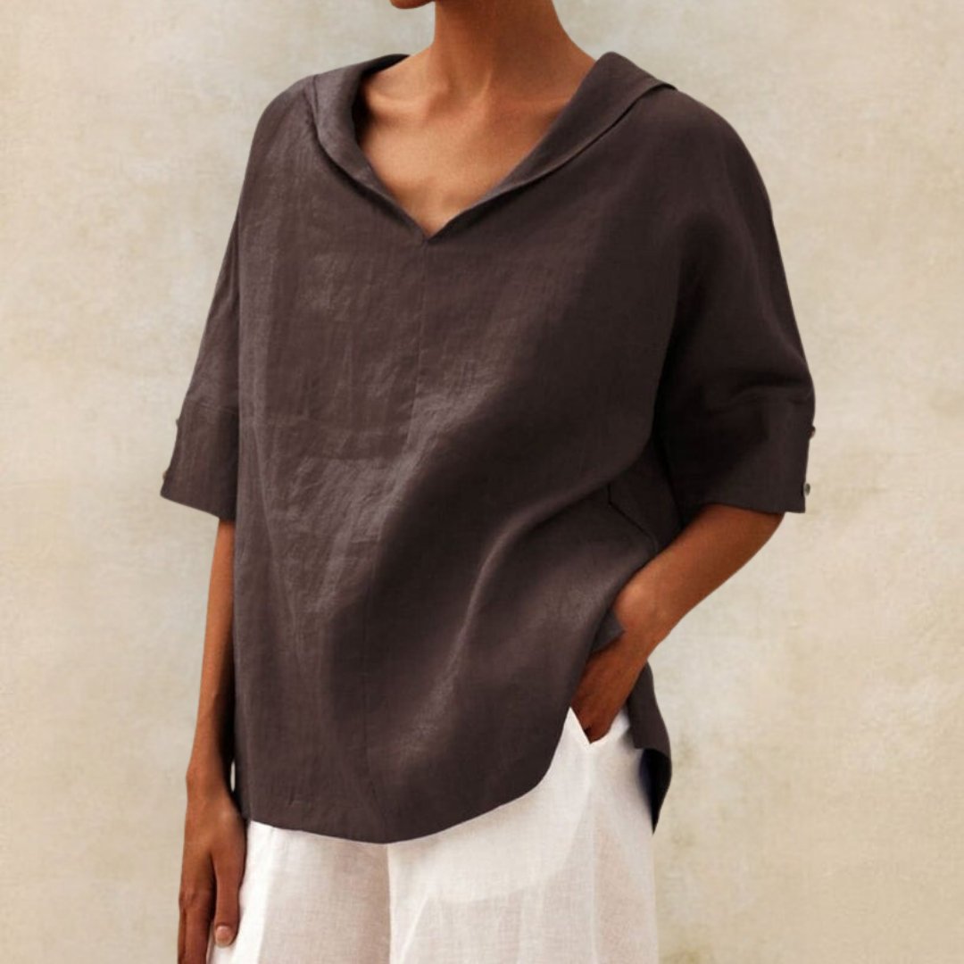 Women’s V-Neck Casual Shirt