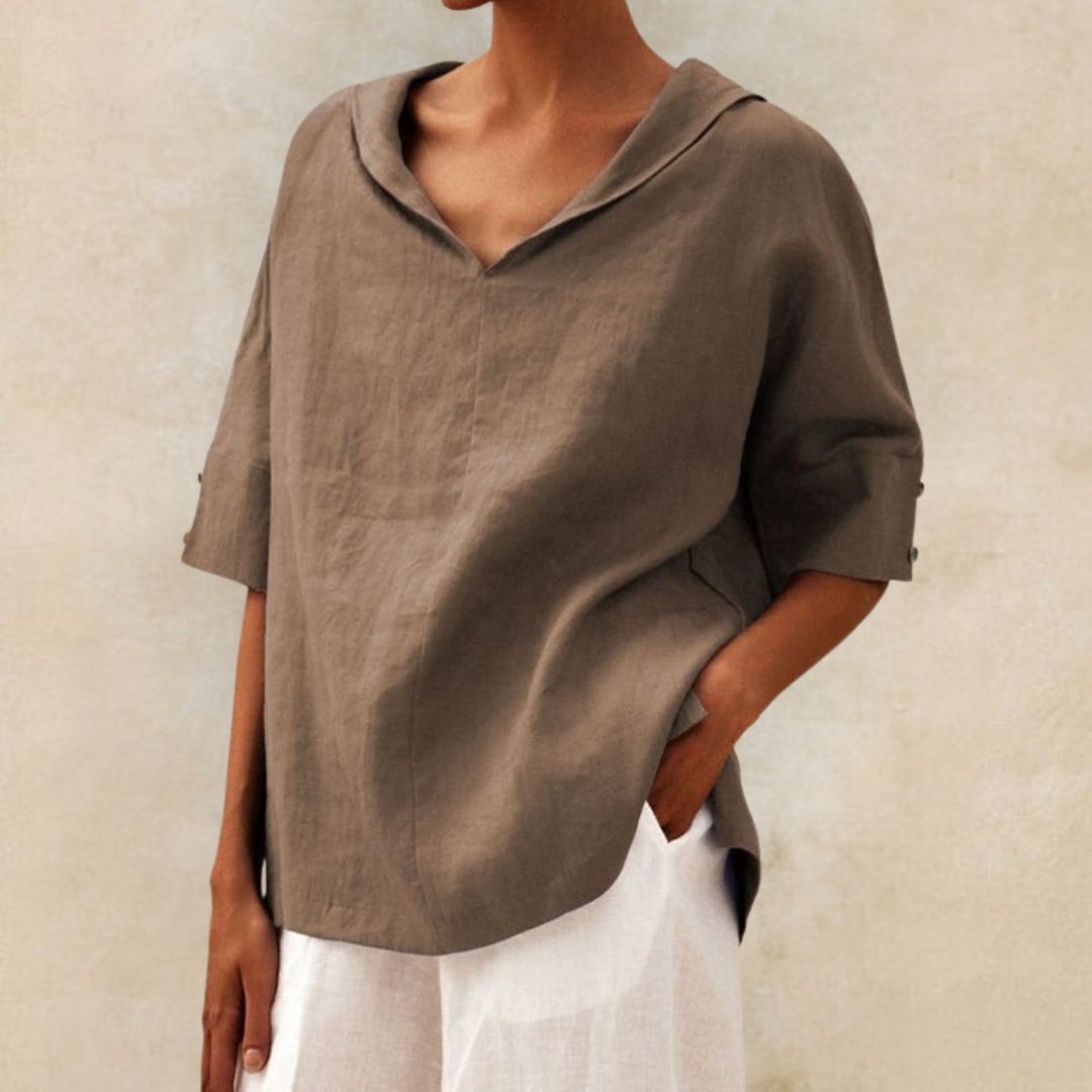 Women’s V-Neck Casual Shirt