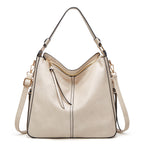 Zipper Bucket Messenger Bag