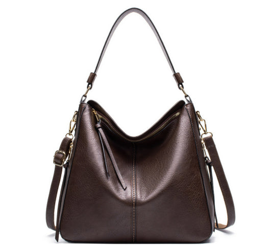 Zipper Bucket Messenger Bag