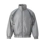 Gray jacket on a white background